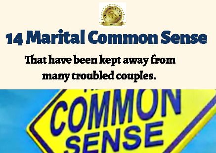14 Marital Common Sense