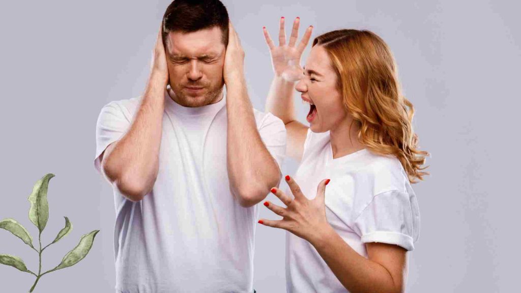 Marrying an angry person.