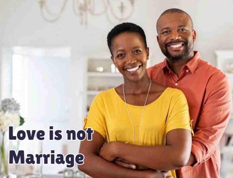 Read more about the article Love is not marriage