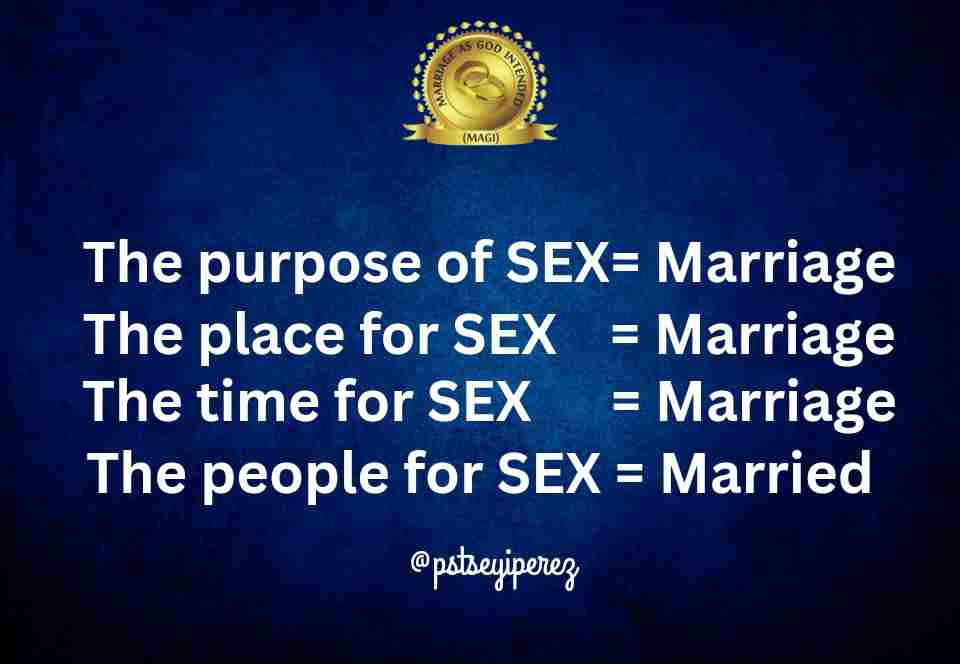 Singles and single parents must abstain from sex